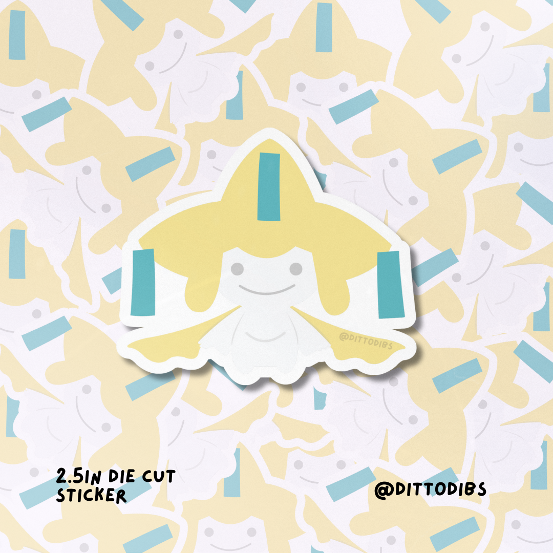 Jirachi 2.5in Die Cut Sticker
