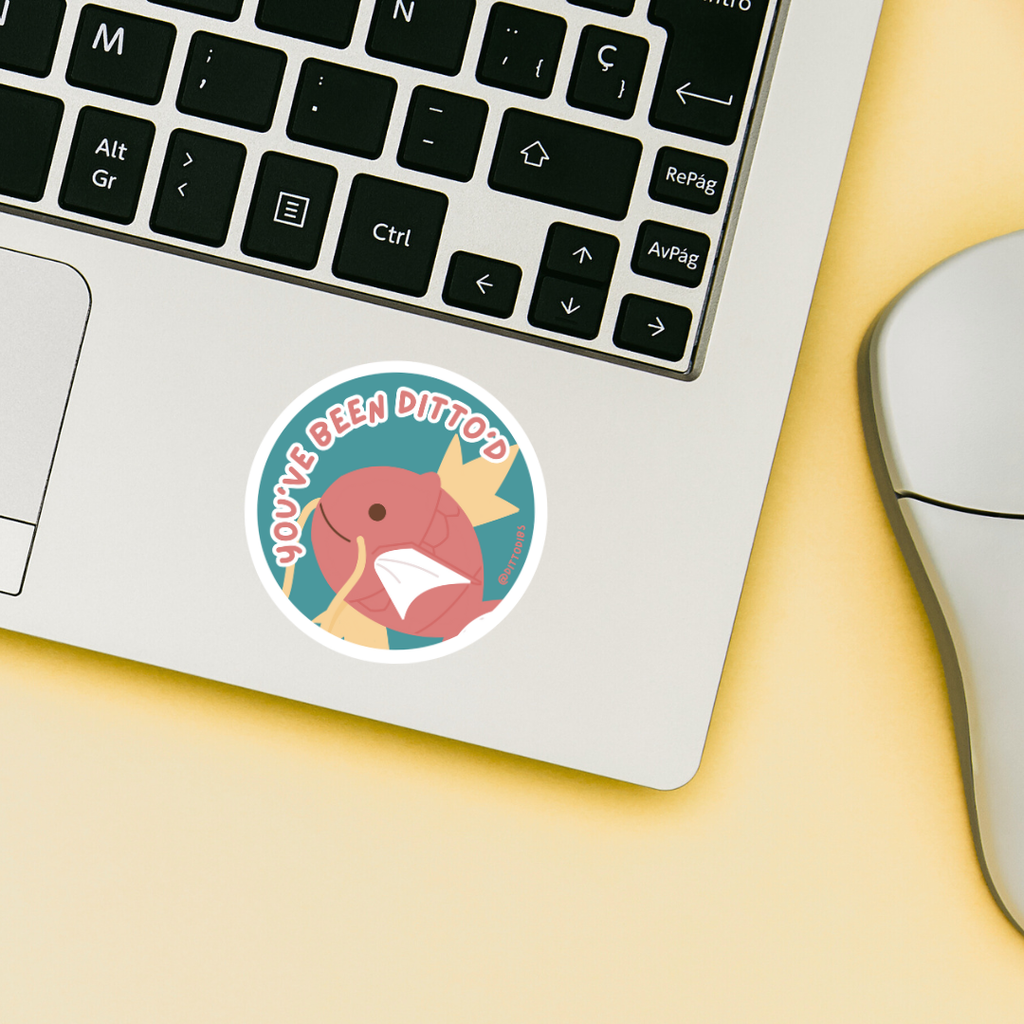 Magikarp 2in Circle Sticker