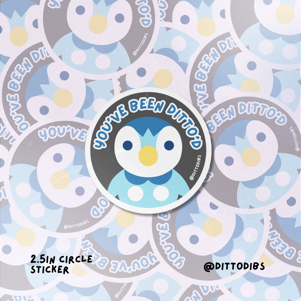 Piplup 2in Circle Sticker