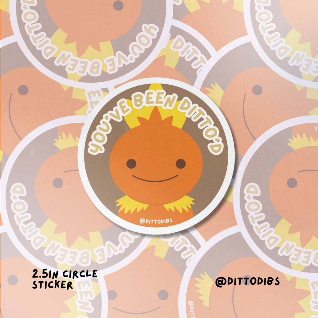 Torchic 2in Circle Sticker