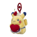 Pikachu with Heart Sweetheart Diner Plush Key Chain