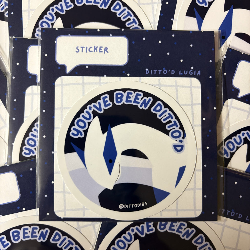 Lugia 2in Circle Sticker